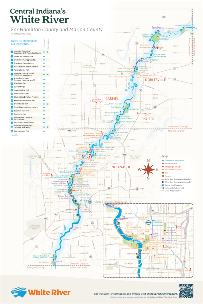 White River Map - Discover White River