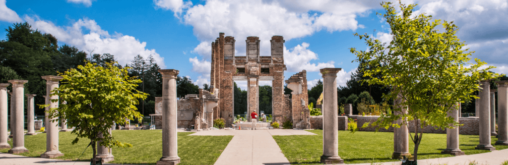 Ruins in Holliday Park