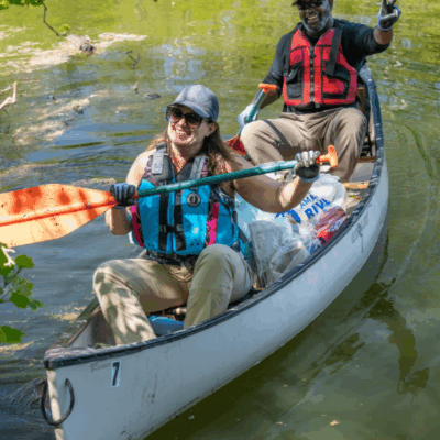 White River Clean Up in Ham Co
