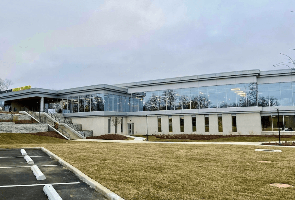 Outside view of the Broad Ripple Park Family Center