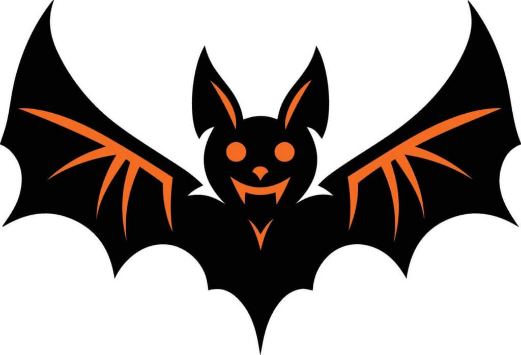 Animated Halloween bat